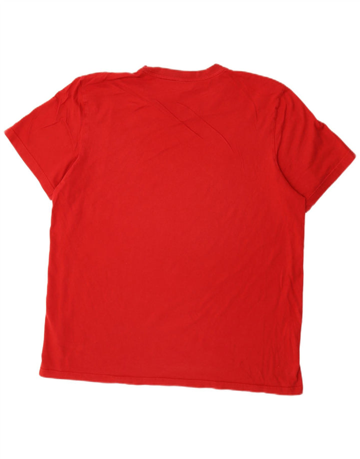 T-shirt da uomo Adidas Top XL rossa in cotone