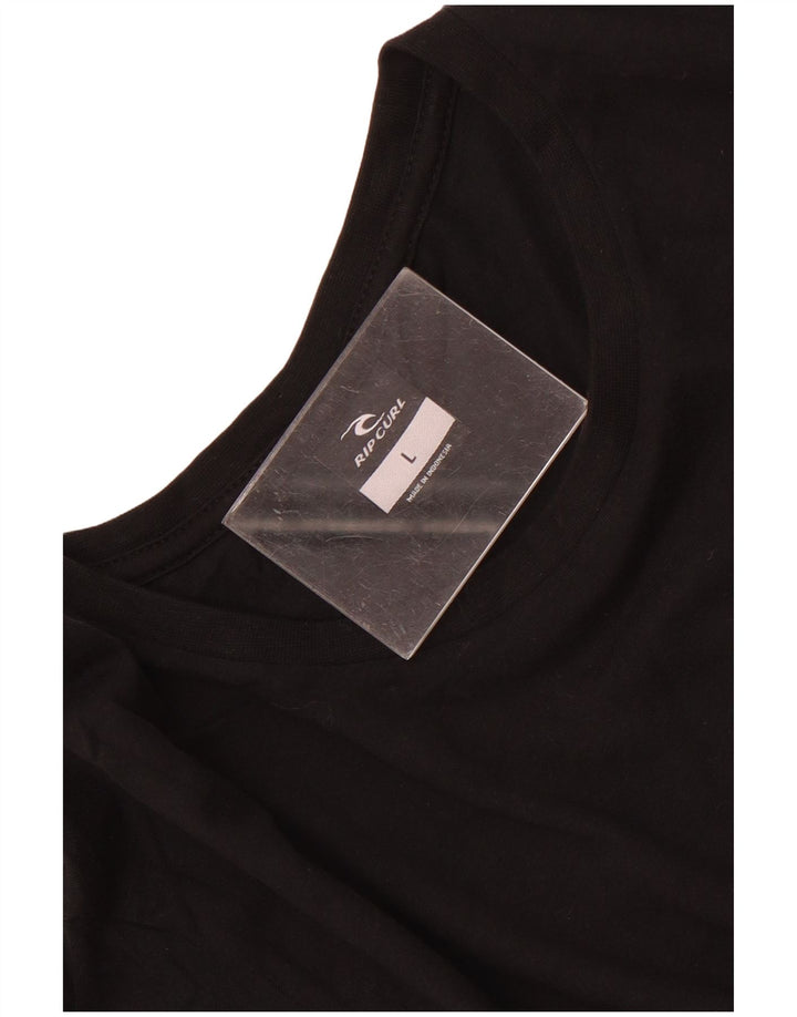T-shirt grafica da uomo Rip Curl grande nera
