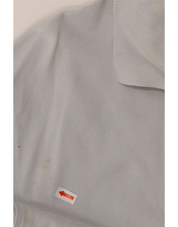 TOMMY HILFIGER Mens Polo Shirt Large Grey Cotton Vintage Tommy Hilfiger and Second-Hand Tommy Hilfiger from Messina Hembry 