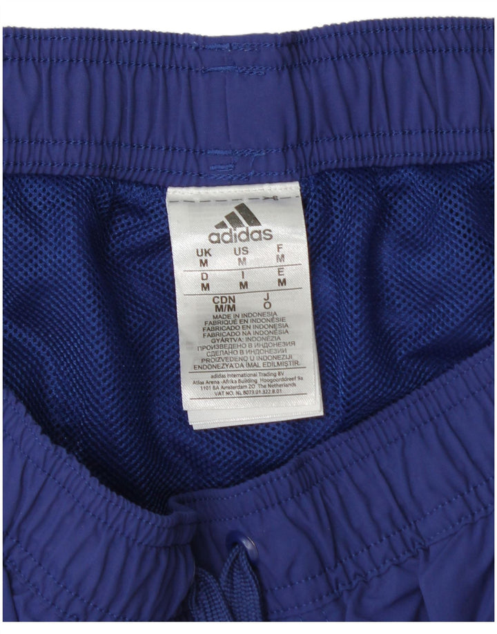 Pantaloncini da bagno da uomo Adidas in nylon blu medio