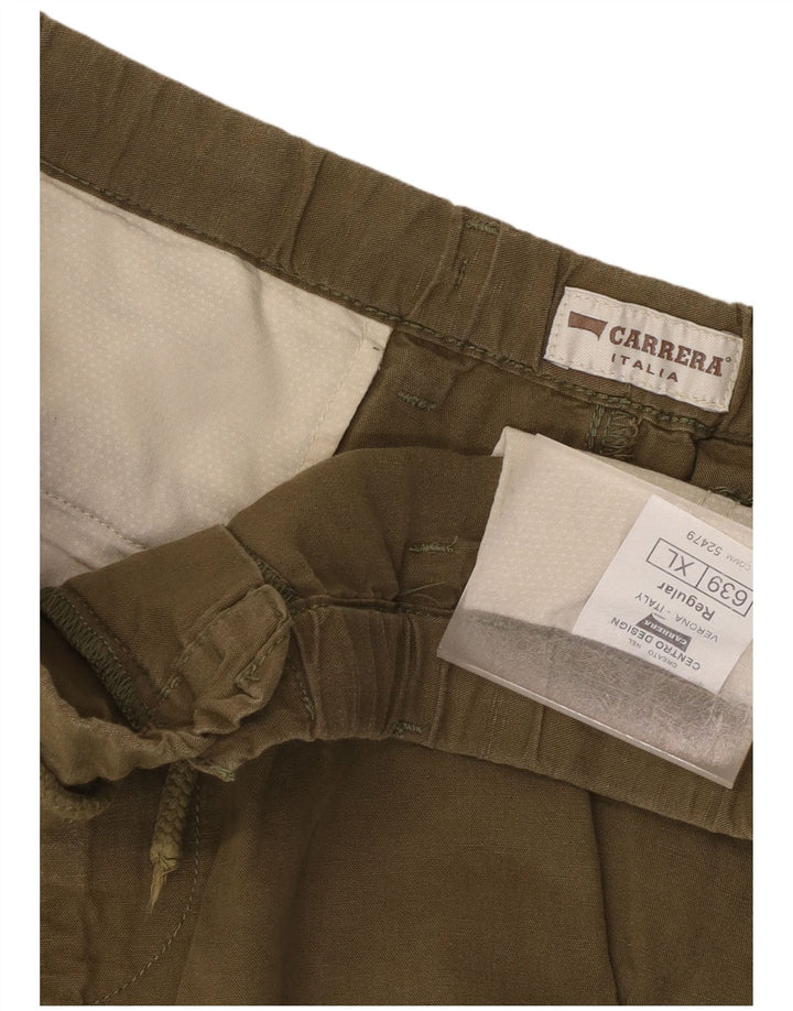 Pantaloncini chino da uomo Carrera XL W38 cotone kaki