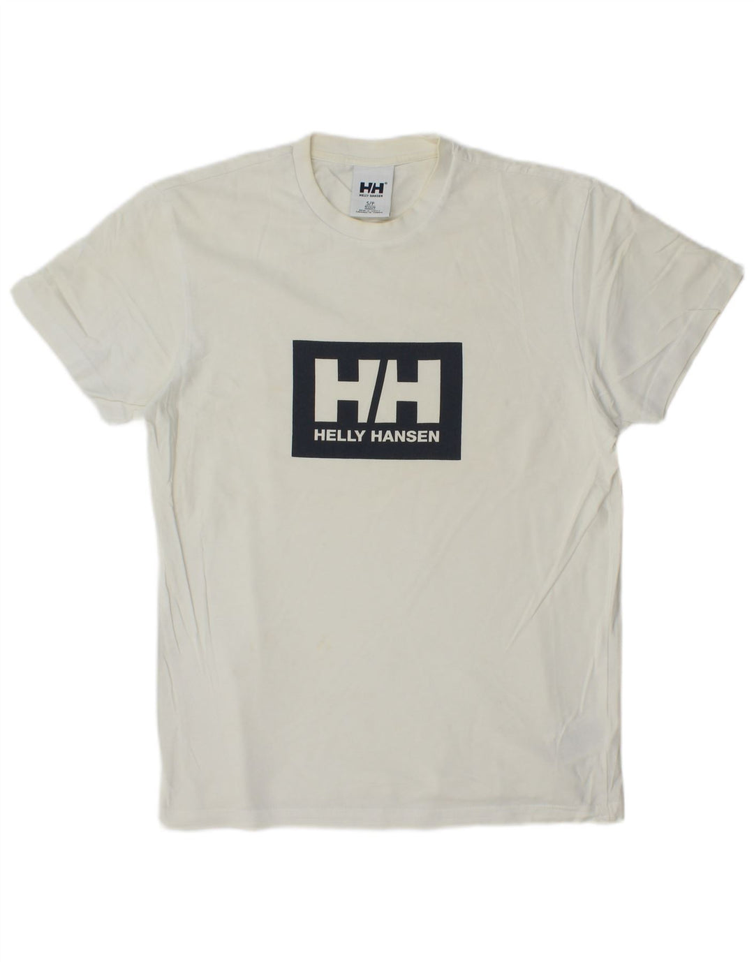 T-shirt grafica da uomo Helly Hansen Top piccola in cotone bianco