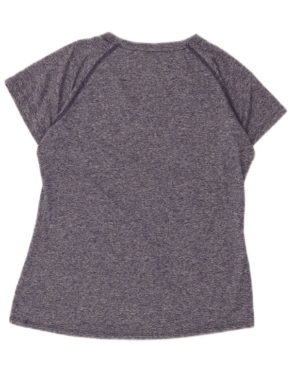 T-shirt da donna The North Face Top UK 12 Poliestere chiazzato medio blu navy