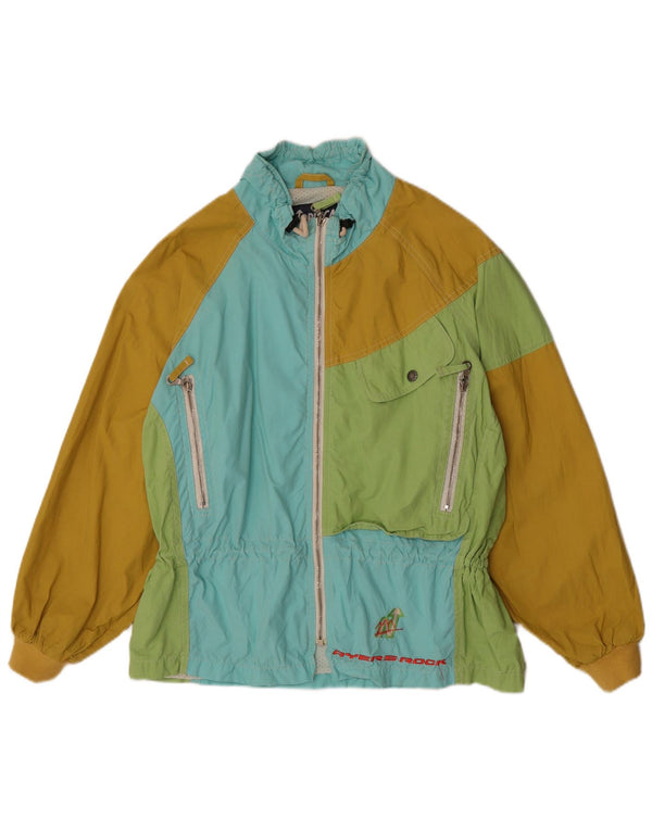 Giacca antipioggia da donna Nordica IT 44 Cotone color block medio multicolore