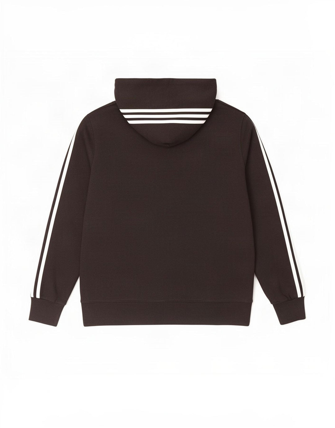 Maglione con cappuccio e zip Adidas da uomo in cotone nero medio