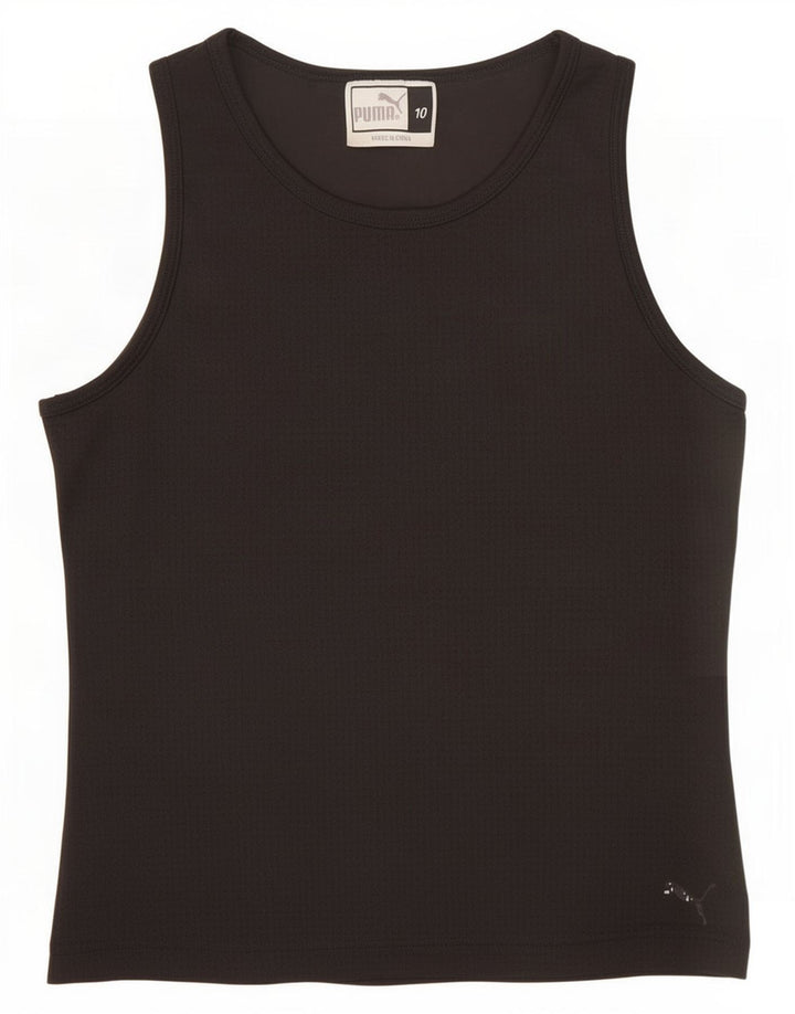 Canotta da donna Puma UK 10 piccola nera in poliestere