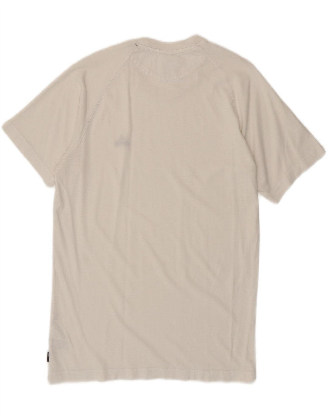 T-shirt da uomo Adidas Top Small in cotone bianco sporco