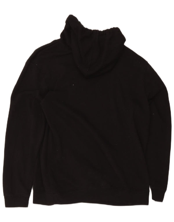 Felpa con cappuccio Gap da donna con vestibilità comoda grafica UK 14 grande cotone nero