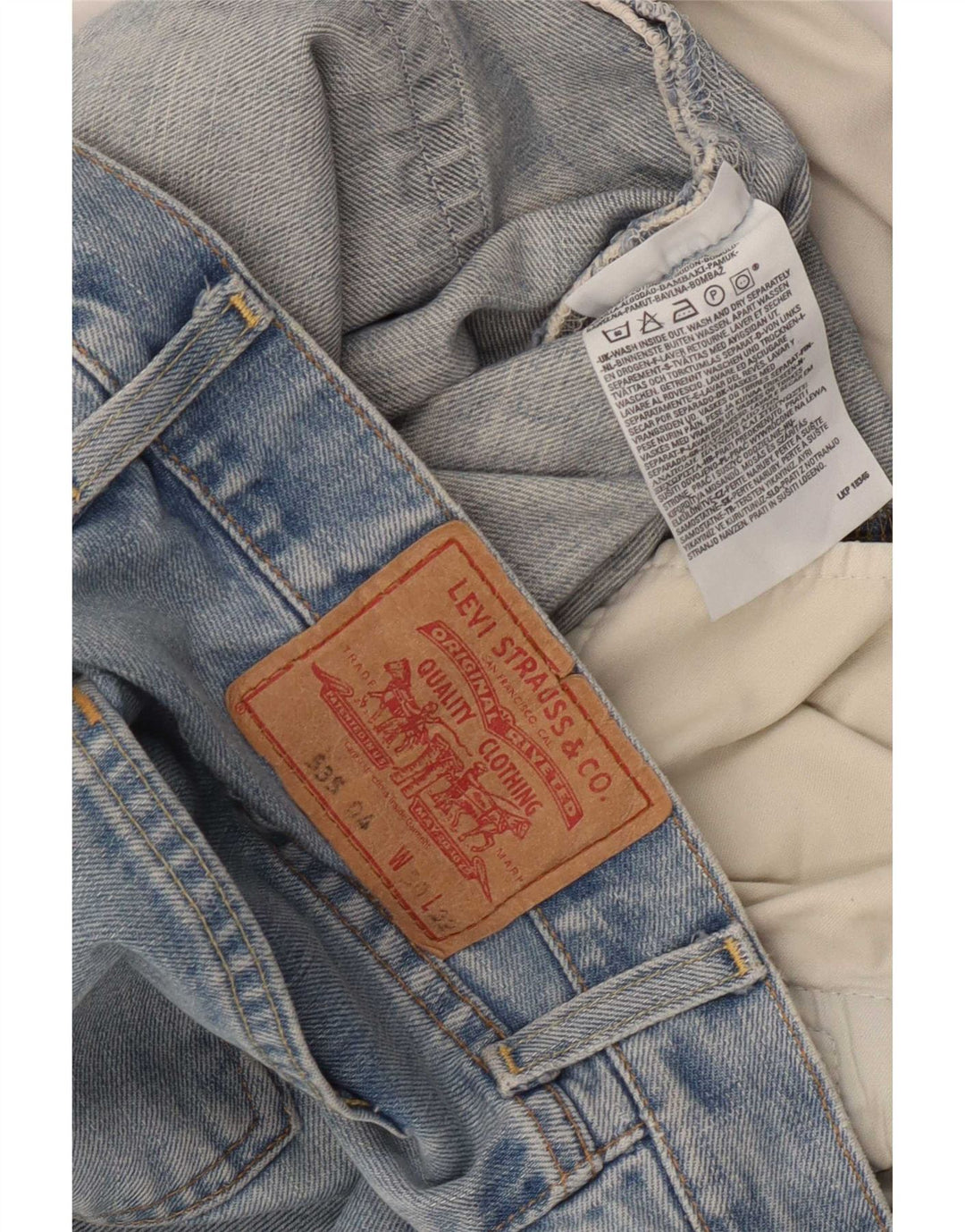 Jeans Levi's Uomo 535 Bootcut W30 L32 Cotone Blu