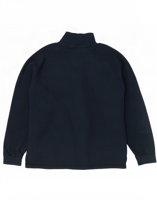 Felpa North Sails da uomo con zip e collo, maglione XL, cotone blu navy