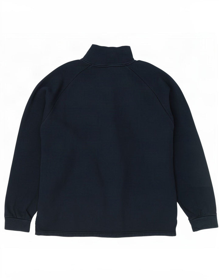 Felpa North Sails da uomo con zip e collo, maglione XL, cotone blu navy