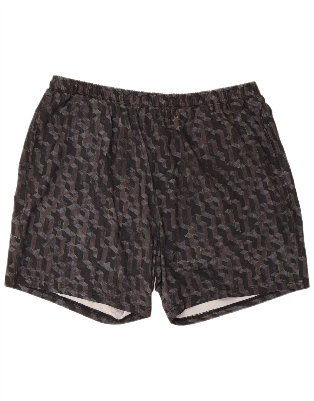 Pantaloncini sportivi da uomo Mountain Warehouse 2XL Poliestere nero geometrico