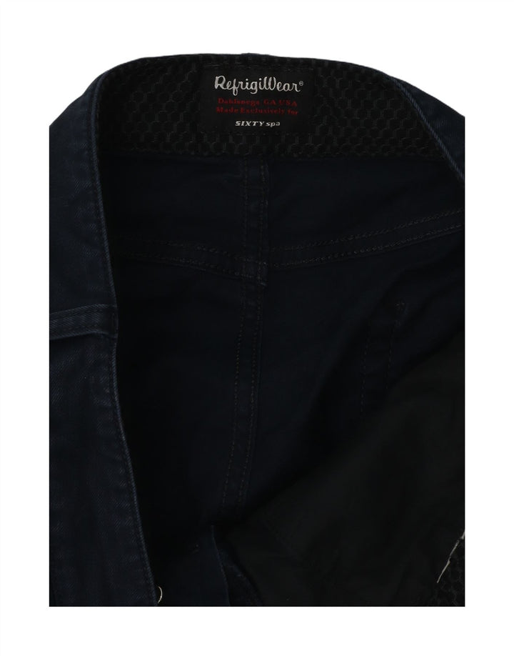 REFRIGIWEAR Mens Straight Jeans W34 L30 Navy Blue