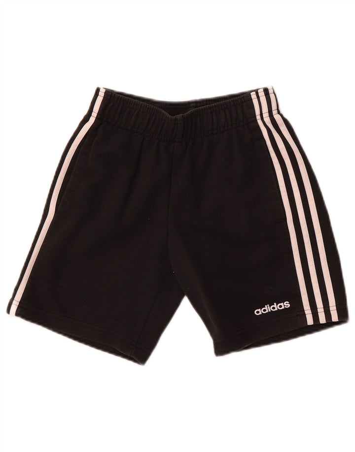 Pantaloncini sportivi Adidas da ragazzo 9-10 anni in cotone nero