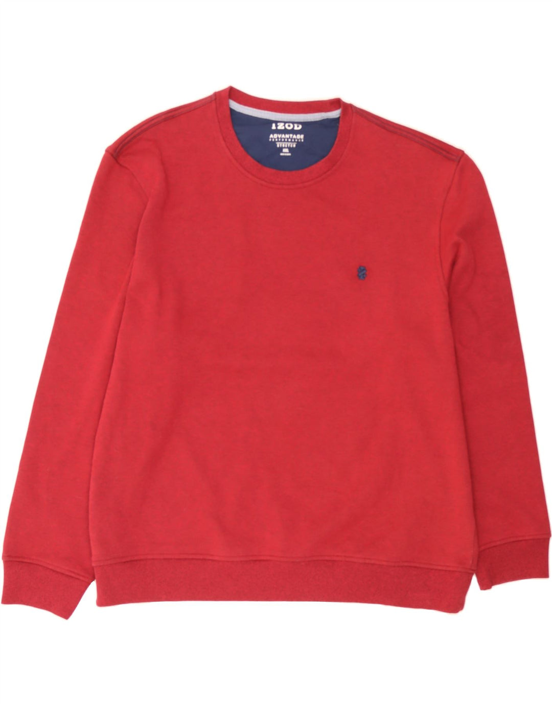 IZOD Mens Sweatshirt Jumper 2XL Red Vintage Izod and Second-Hand Izod from Messina Hembry 