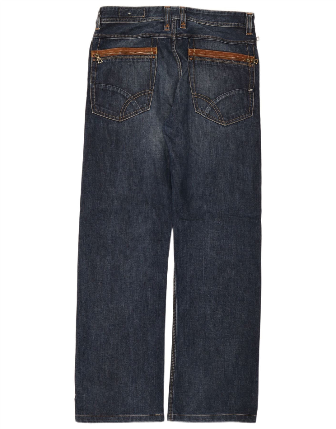 Jeans dritti da uomo Gas W32 L31 in cotone blu