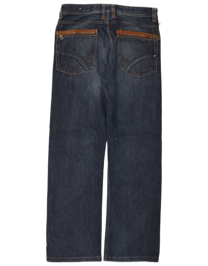 Jeans dritti da uomo Gas W32 L31 in cotone blu