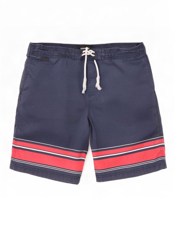 Pantaloncini da bagno da uomo Marks & Spencer XL blu navy in poliestere color block