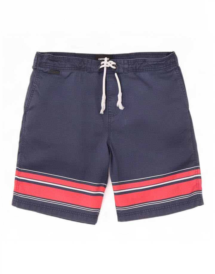 Pantaloncini da bagno da uomo Marks & Spencer XL blu navy in poliestere color block