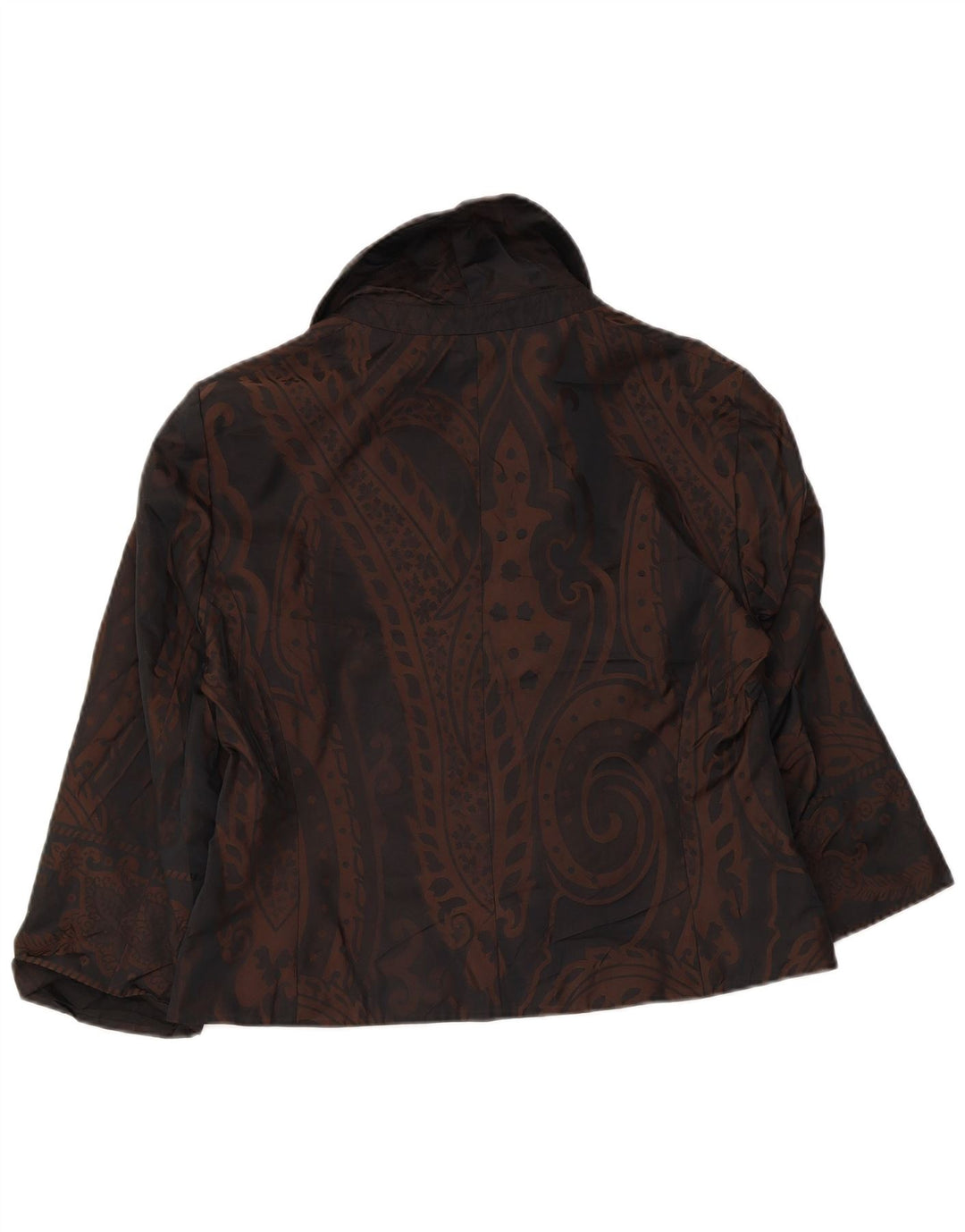 Giacca blazer da donna con maniche a 3/4 Phase Eight UK 14 Paisley marrone medio