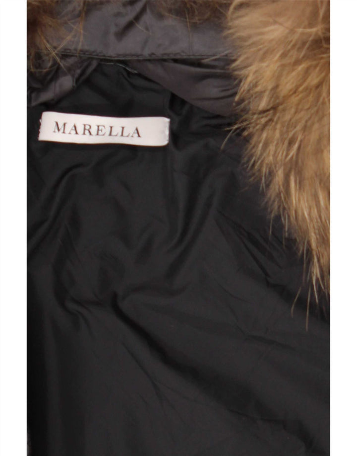Giacca imbottita da donna Marella UK 10 Small Grigio Poliammide
