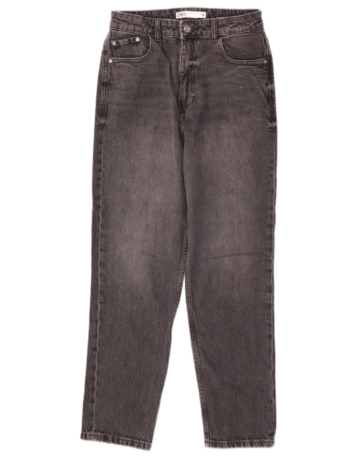 Jeans slim da donna ZARA EU 36 XS W26 L28 Grigio