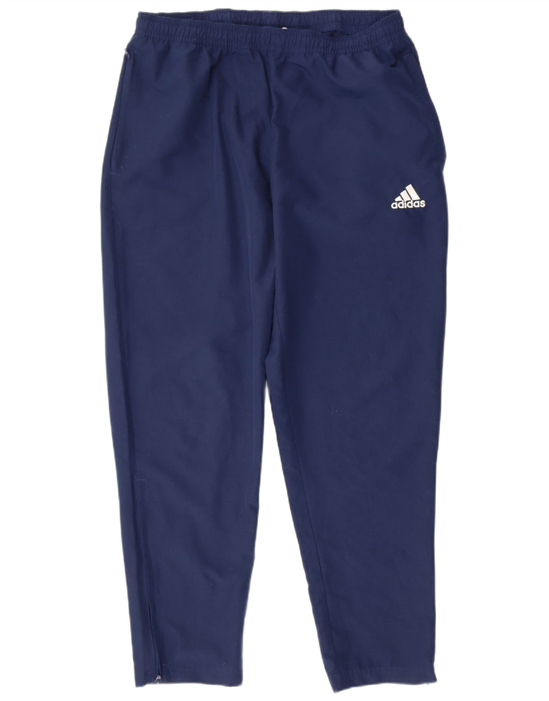 ADIDAS Mens Tracksuit Trousers Large  Navy Blue Polyester