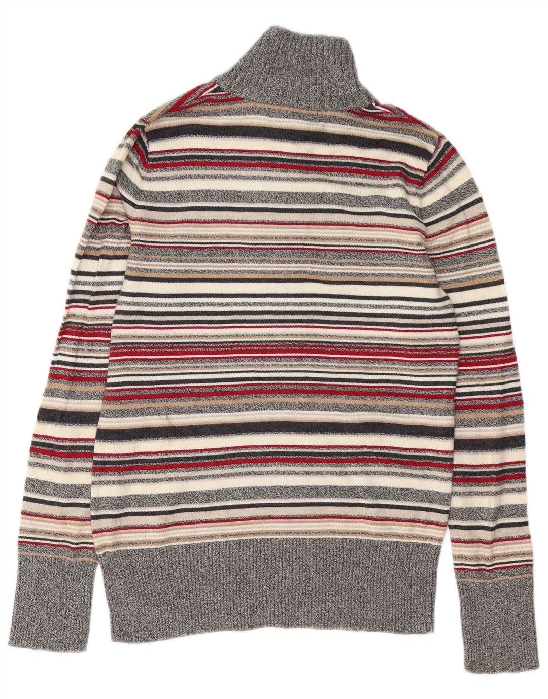 Maglione da donna Eddie Bauer con collo a bottoni UK 14 medio multicolore