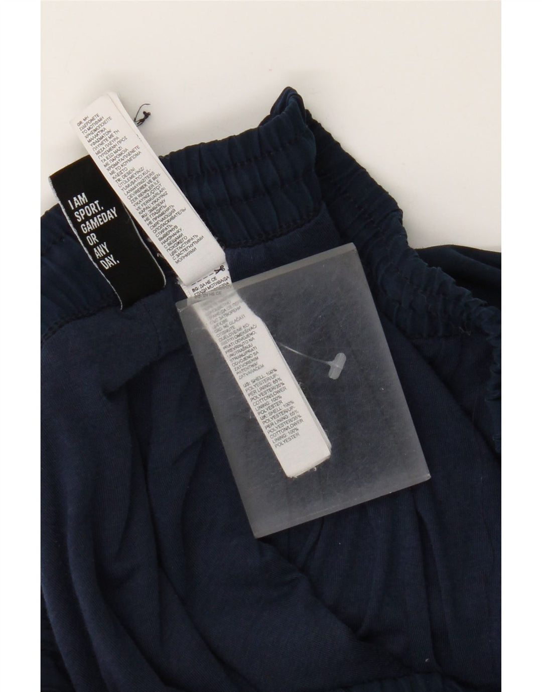 Pantaloni da tuta da uomo Adidas Joggers grandi in poliestere blu navy