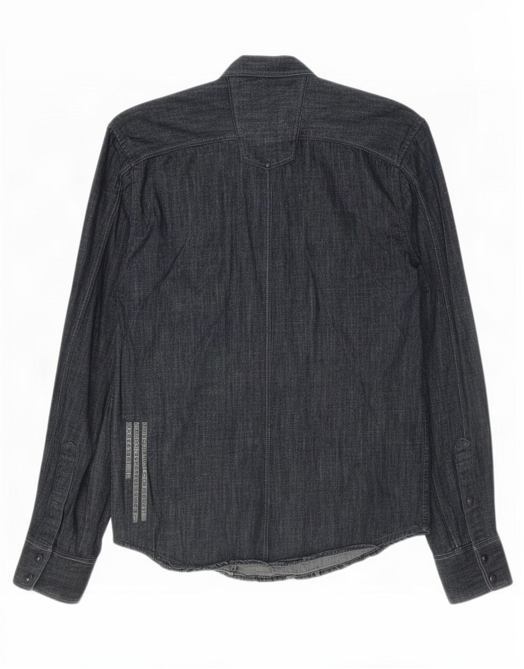 Camicia di jeans da uomo Jack & Jones piccola in cotone blu navy