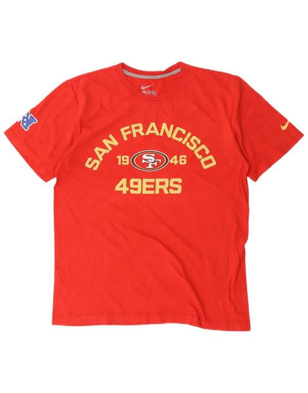 T-shirt grafica Nike San Francisco 49ers vestibilità regolare da uomo, taglia grande, rossa