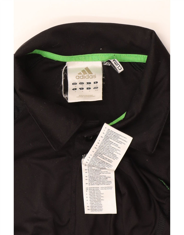 Polo Adidas Climalite da uomo media in poliestere nero