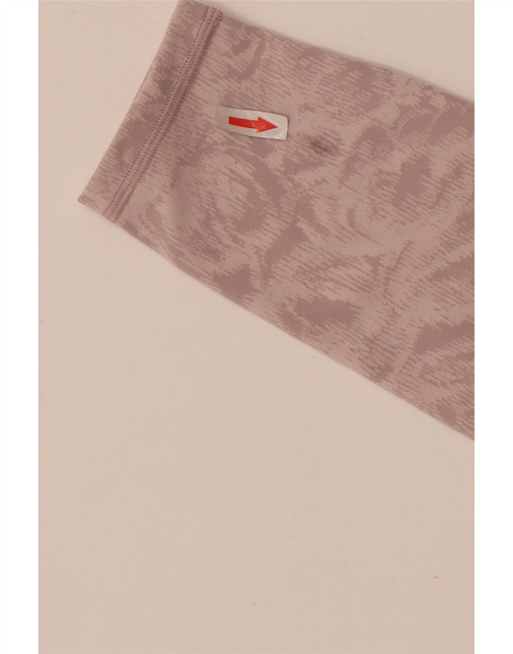 Leggings da donna con motivo astratto Athleta UK 8 piccoli in nylon rosa