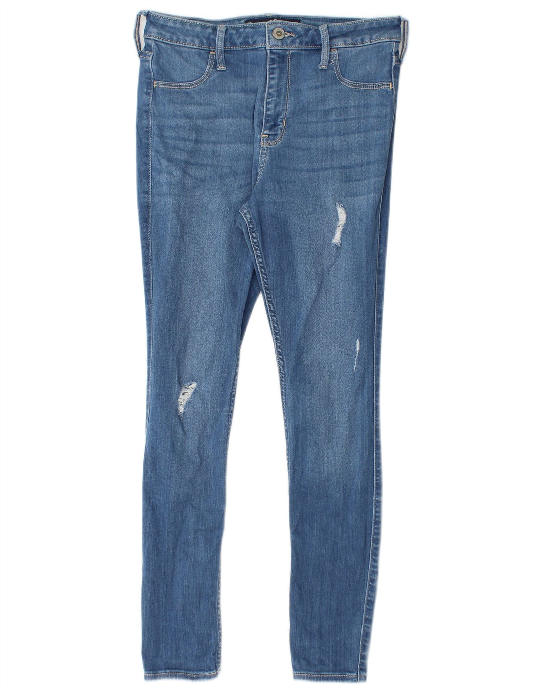HOLLISTER Womens Distressed Jegging Jeans US 7 Medium W28 L26 Blue