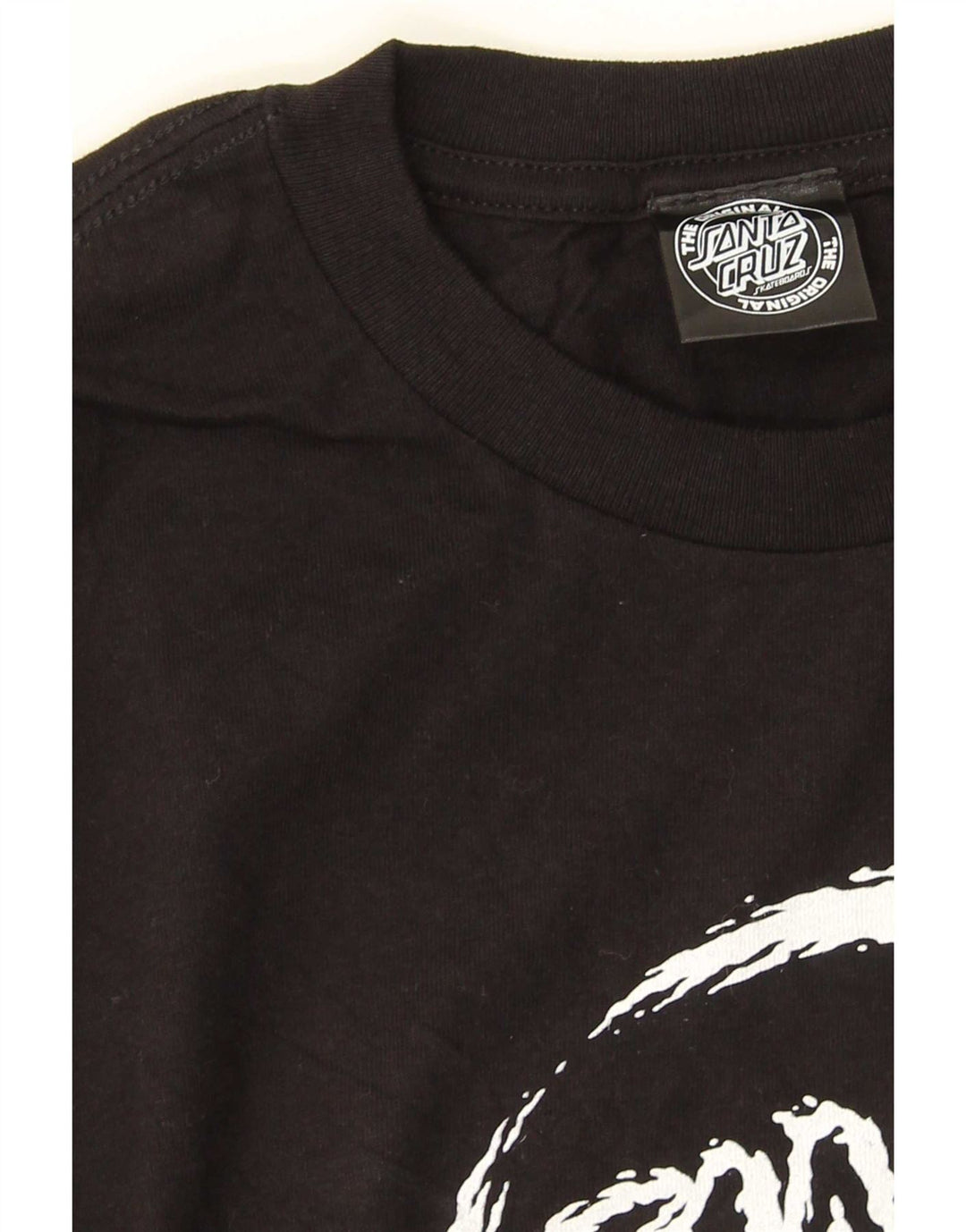 T-shirt grafica da uomo Santa Cruz Top nera media