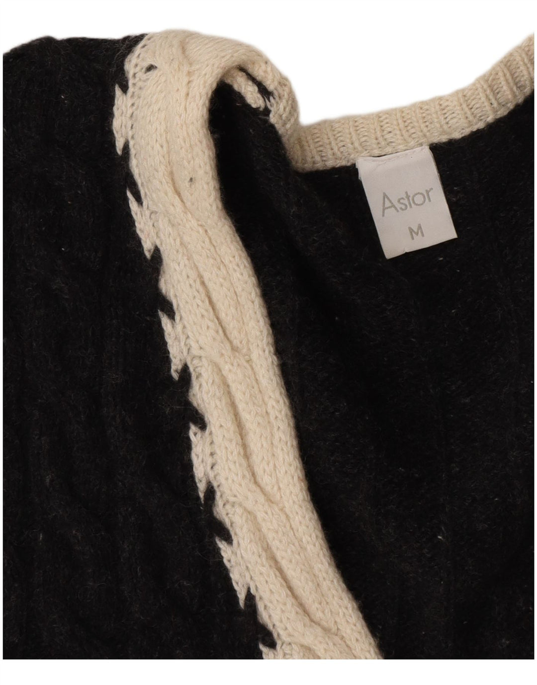 Maglione cardigan senza maniche da donna Astor UK 14 Lana color block grigio medio