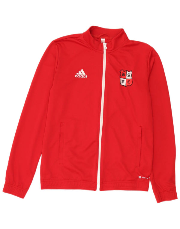 Giacca da ginnastica Adidas Aeroready Graphic da uomo in poliestere rosso medio