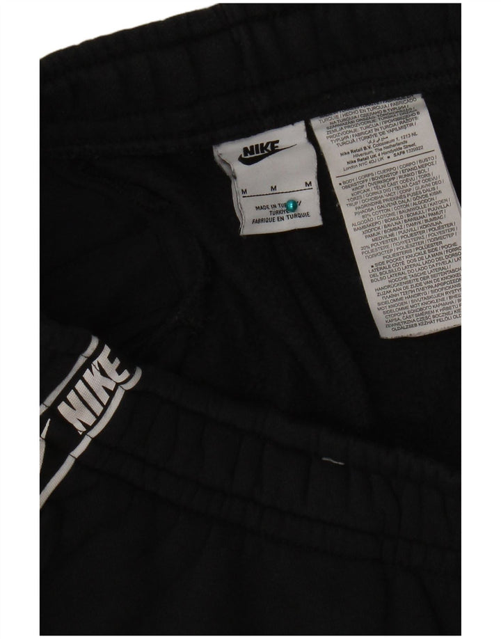Pantaloni da tuta con grafica Nike da uomo, pantaloni da jogging, cotone medio nero