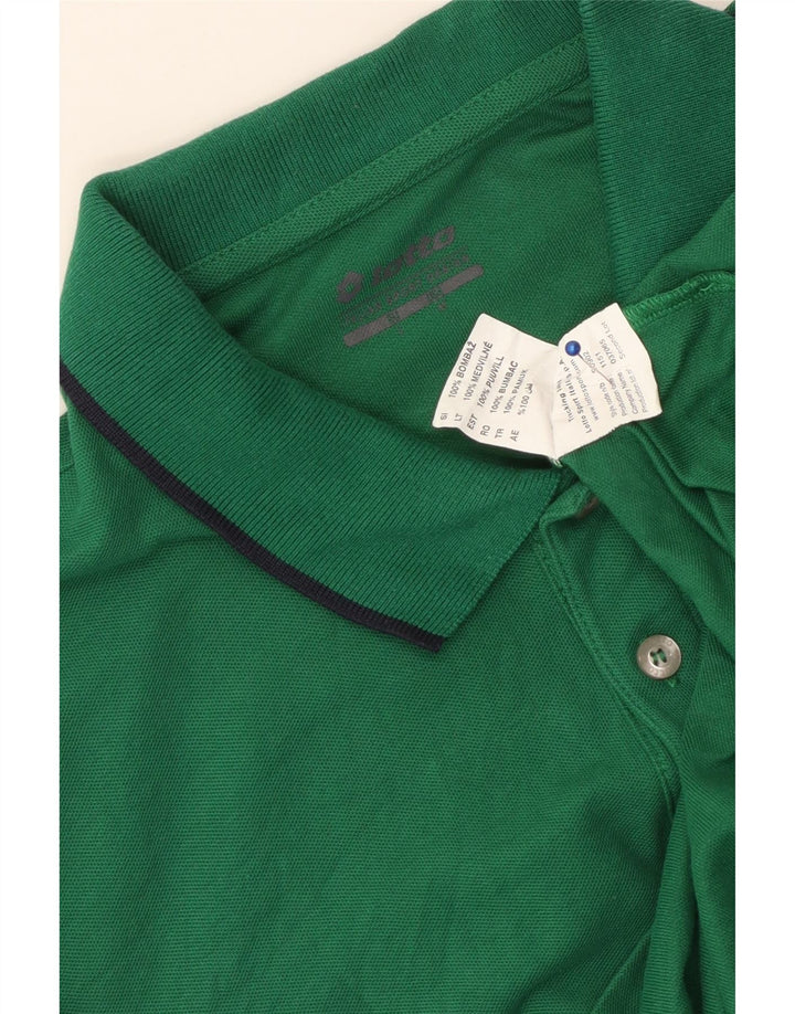Polo da uomo LOTTO Large in cotone verde