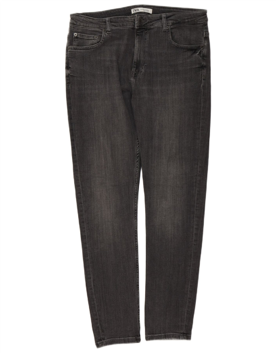 Jeans skinny da uomo Zara EU 44 Large W34 L31 Grigio