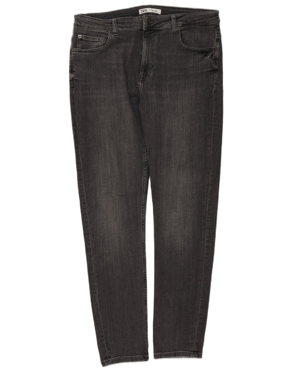 Jeans skinny da uomo Zara EU 44 Large W34 L31 Grigio