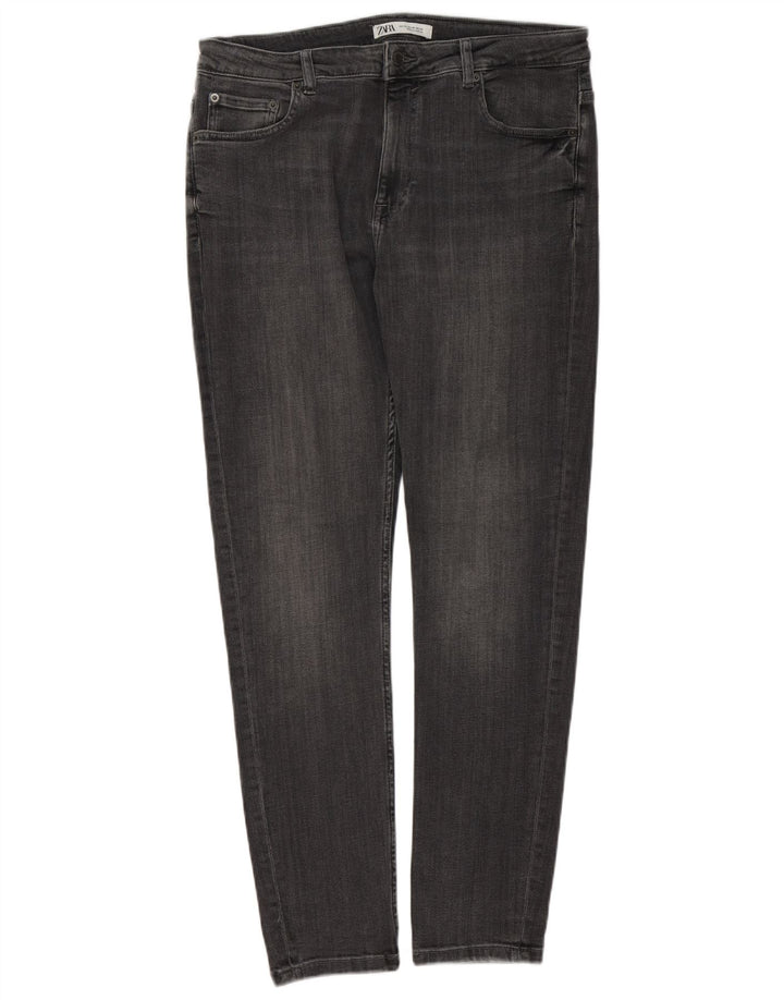 Jeans skinny da uomo Zara EU 44 Large W34 L31 Grigio