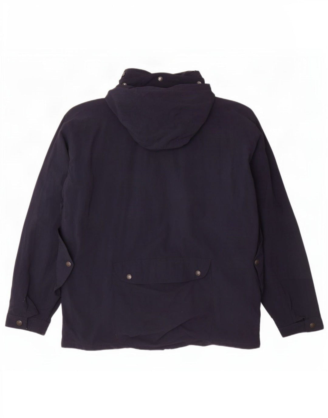 Giacca da uomo con cappuccio Trussardi UK 42 XL Blu Navy