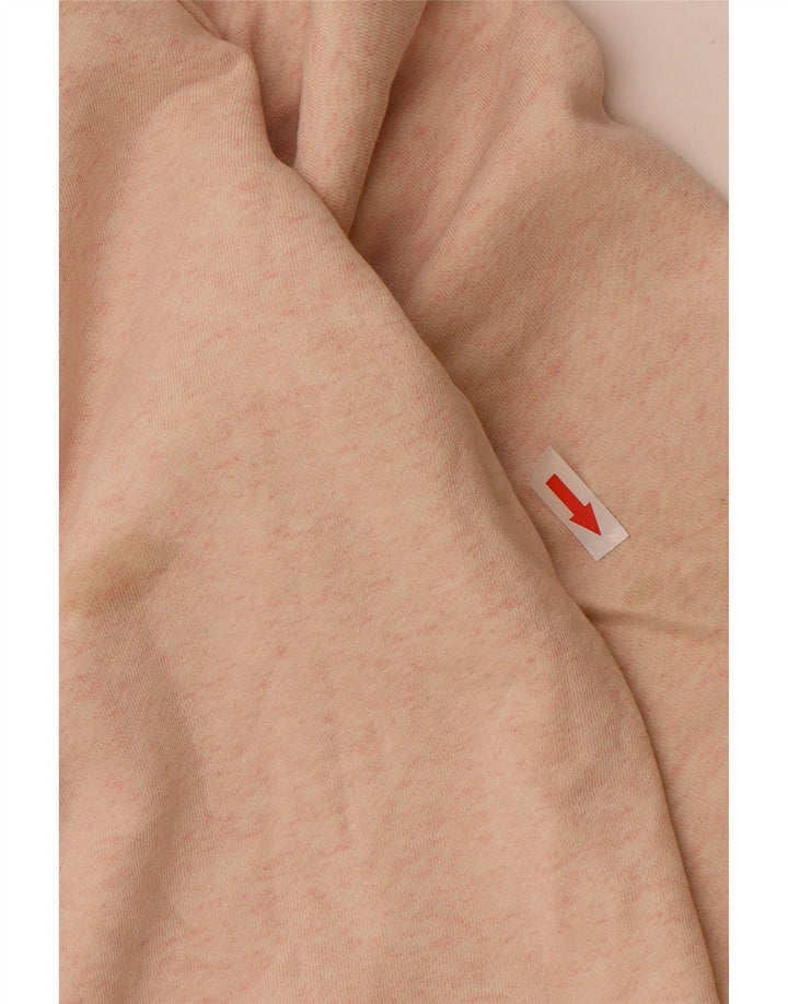 Felpa con grafica Nike da uomo, piccola, in cotone screziato rosa