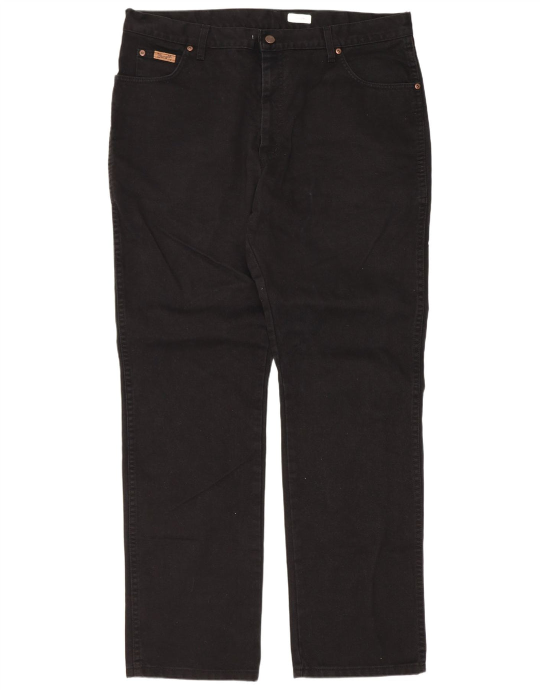 Jeans dritti da uomo Wrangler Texas W40 L34 cotone nero