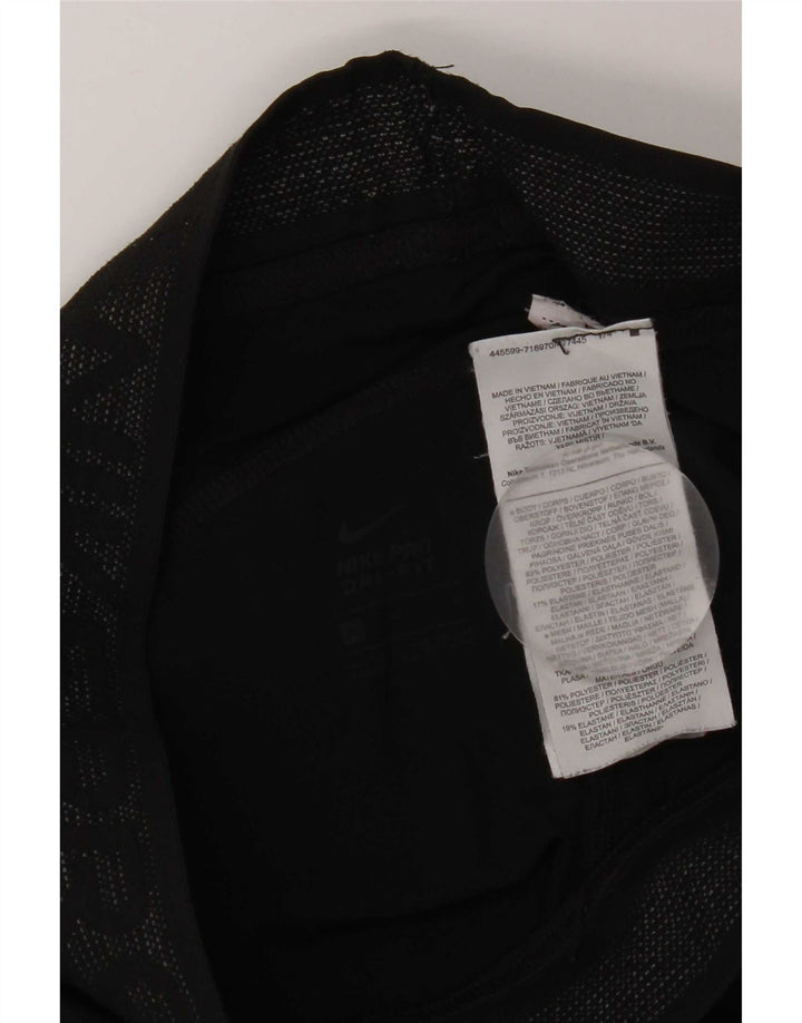 Leggings corti Nike da donna UK 12 medio nero poliestere