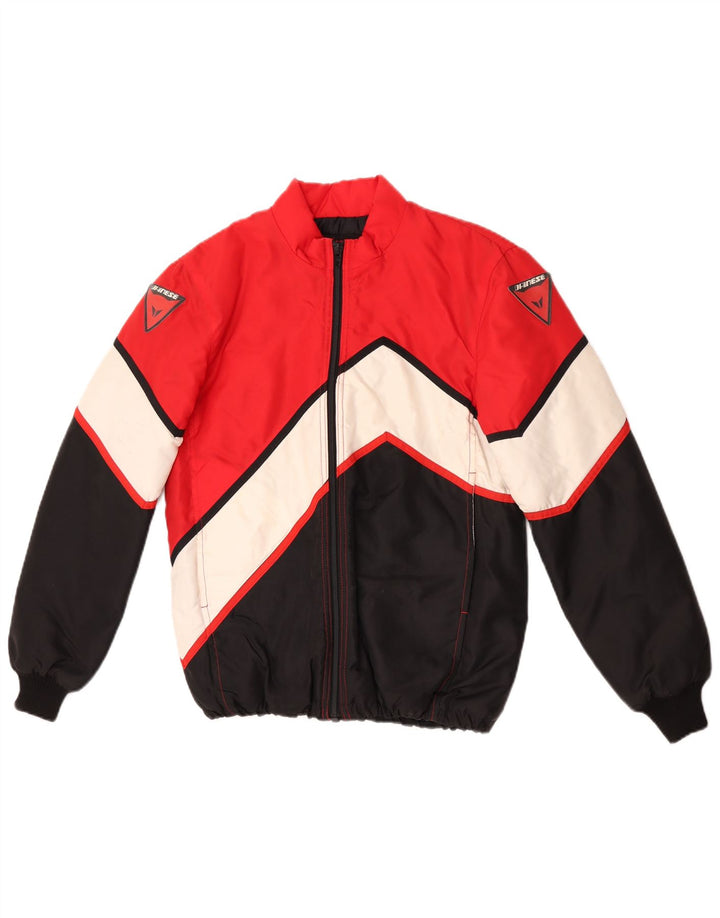 Giacca Dainese Graphic Racer da uomo IT 42 XS Rosso Colourblock Poliammide