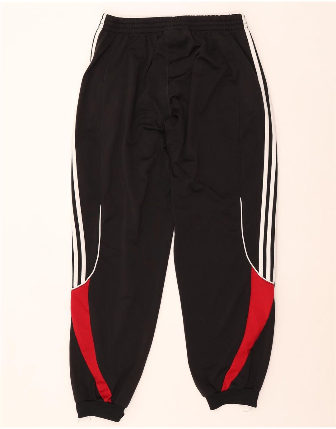 Pantaloni da tuta da uomo ADIDAS Joggers UK 42/44 Large Nero Colourblock