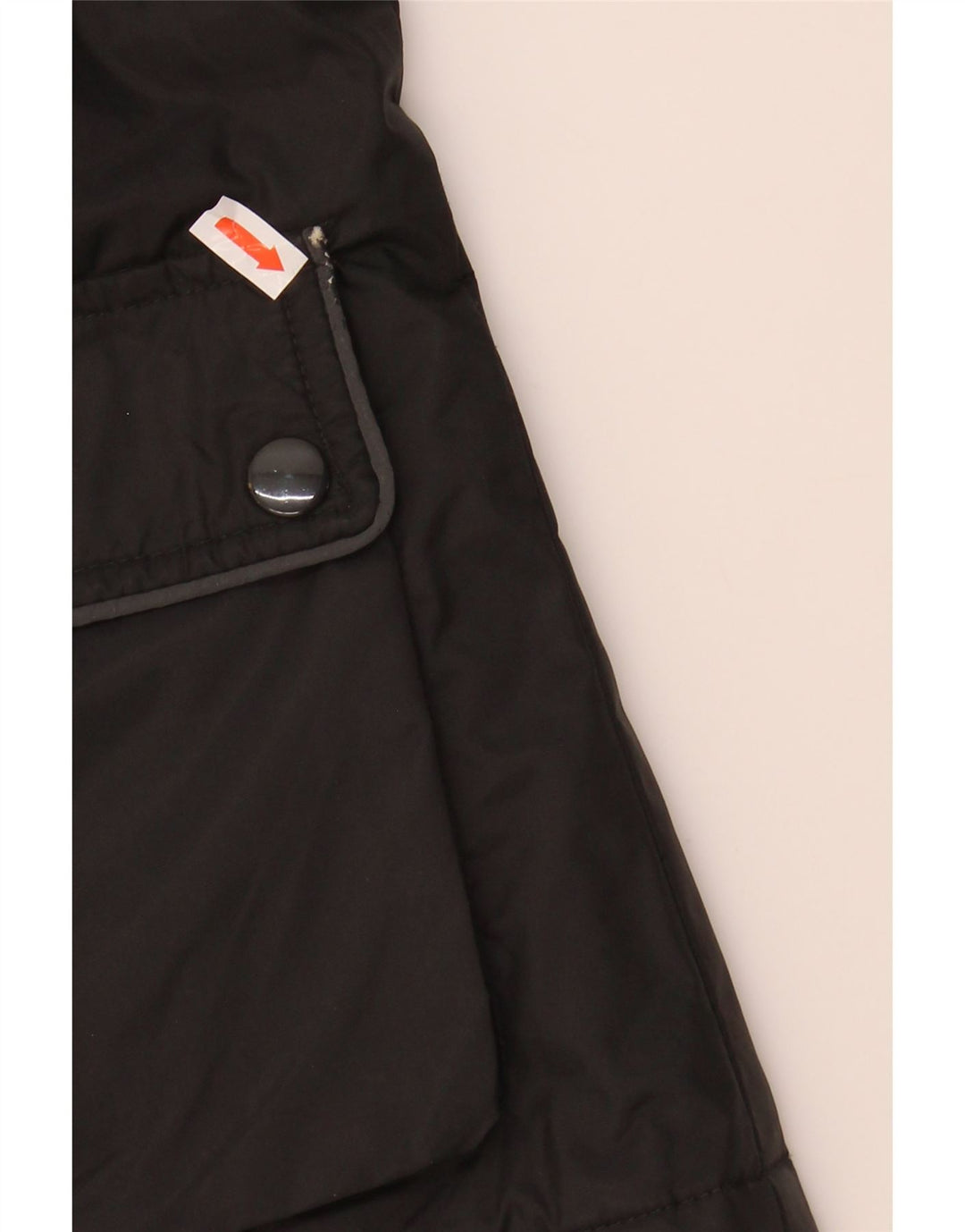 Giacca utilitaria da donna VINTAGE UK 14 nylon nero medio