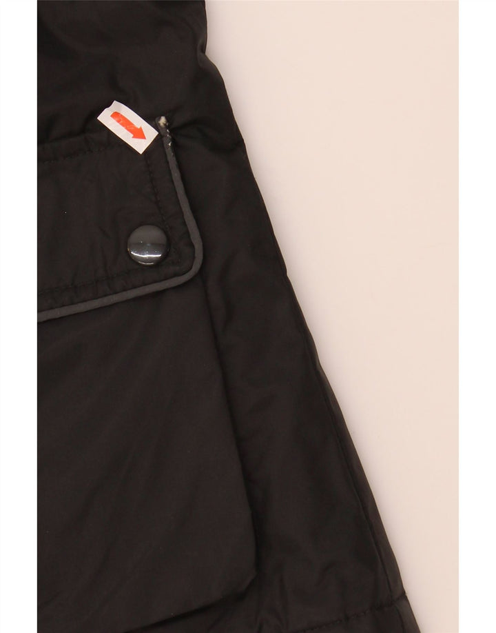 Giacca utilitaria da donna VINTAGE UK 14 nylon nero medio